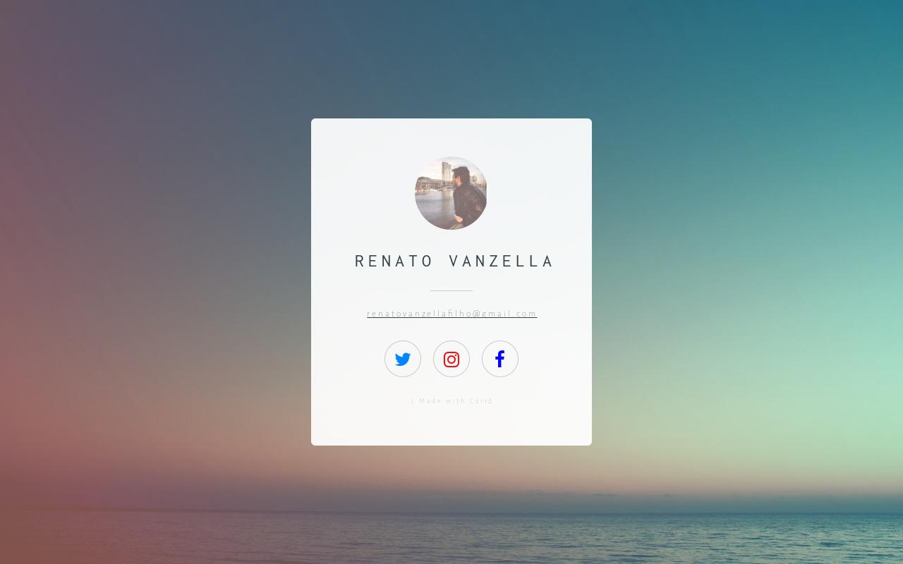 Carrd profile picture for @renato